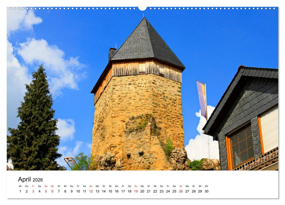 Deutschlands Burgen - besondere Burgen und schöne Schlösser (CALVENDO Premium Wandkalender 2026)