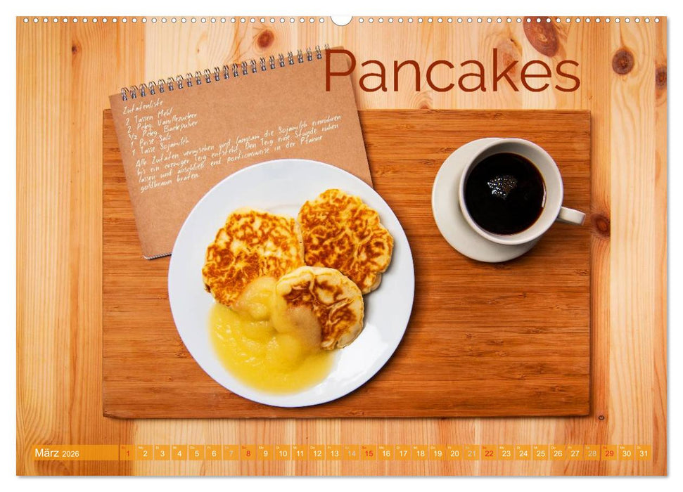 Einfache vegane Rezepte (CALVENDO Premium Wandkalender 2026)