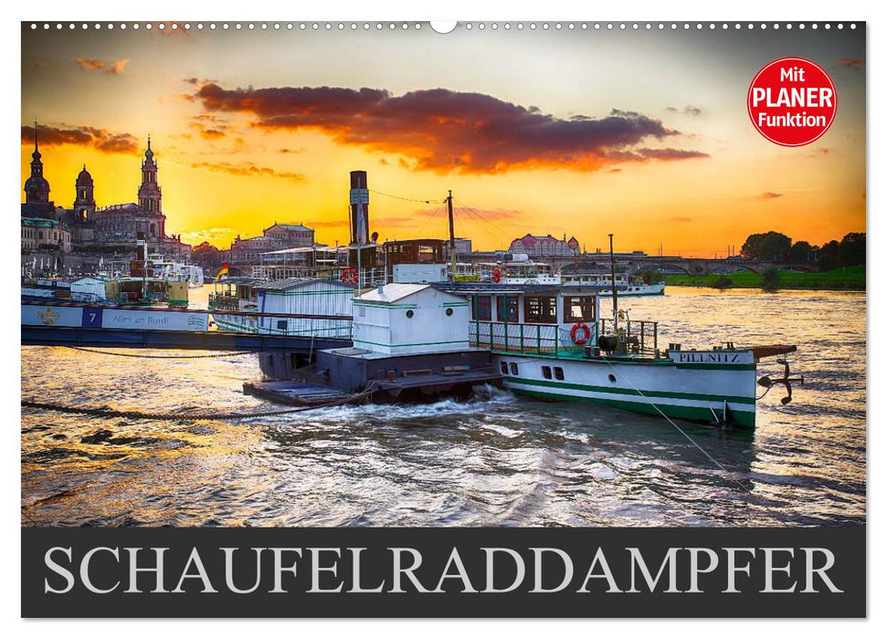 Schaufelraddampfer (CALVENDO Wandkalender 2026)