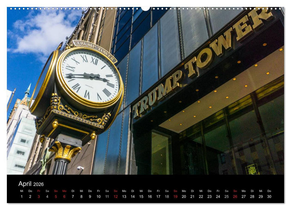 Herbst in New York (CALVENDO Premium Wandkalender 2026)