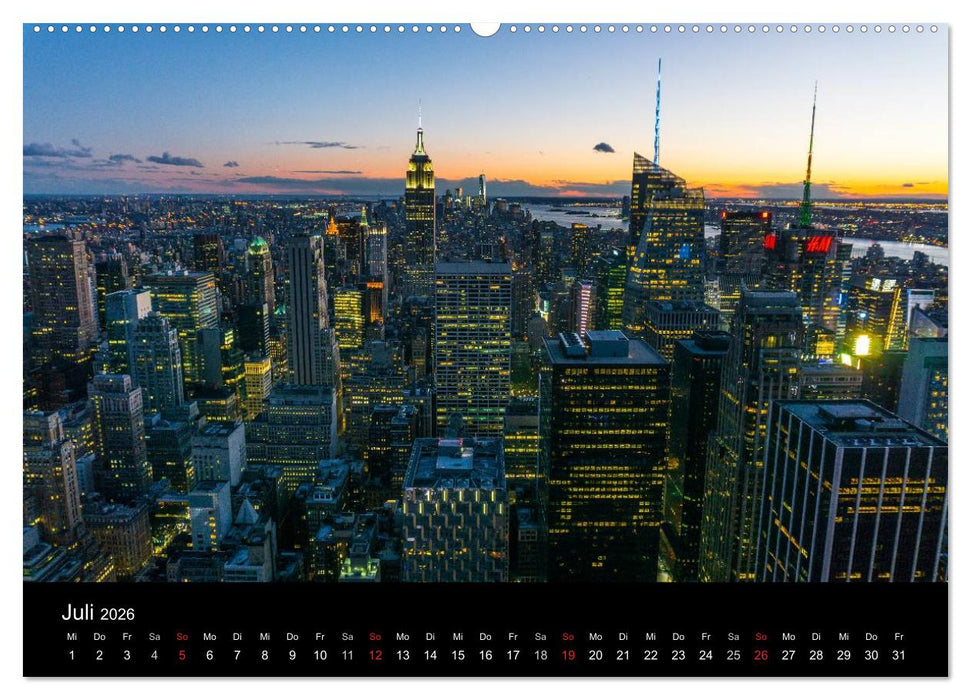 Herbst in New York (CALVENDO Premium Wandkalender 2026)