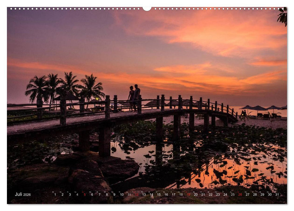 Vietnam und Kambodscha - Magische Momente. (CALVENDO Premium Wandkalender 2026)