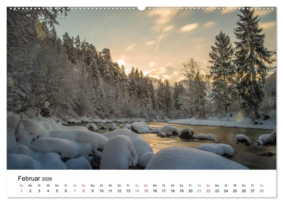 Salzburger Saalachtal - unterwegs im Pinzgau (CALVENDO Premium Wandkalender 2026)