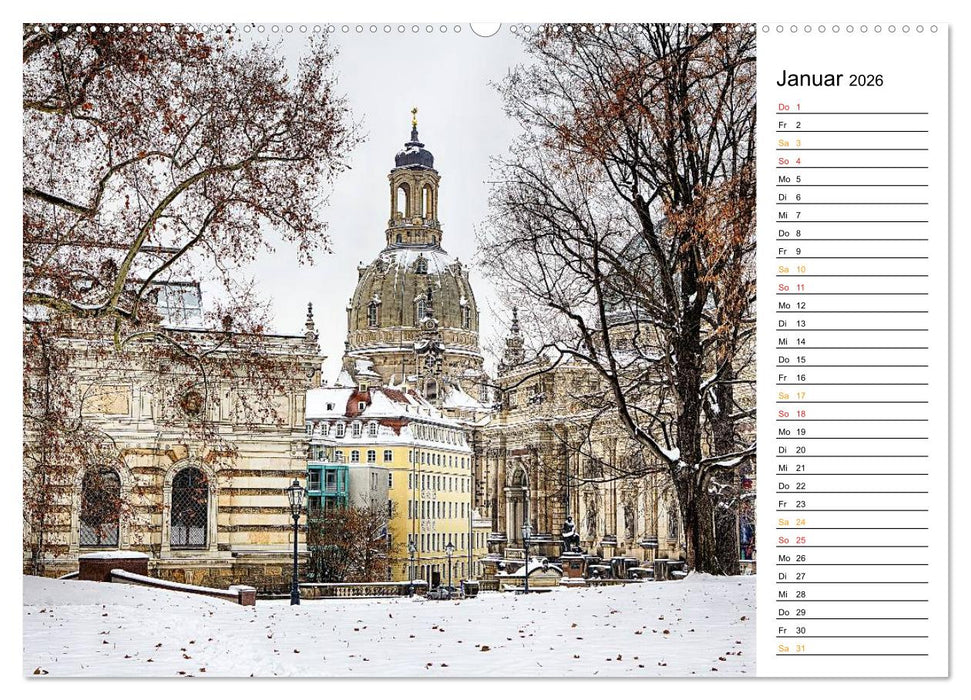 Dresden Bilder 2026 (CALVENDO Wandkalender 2026)
