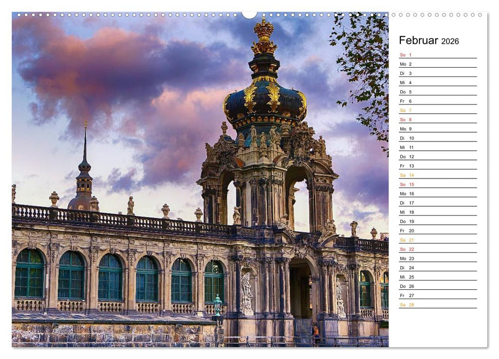 Dresden Bilder 2026 (CALVENDO Wandkalender 2026)