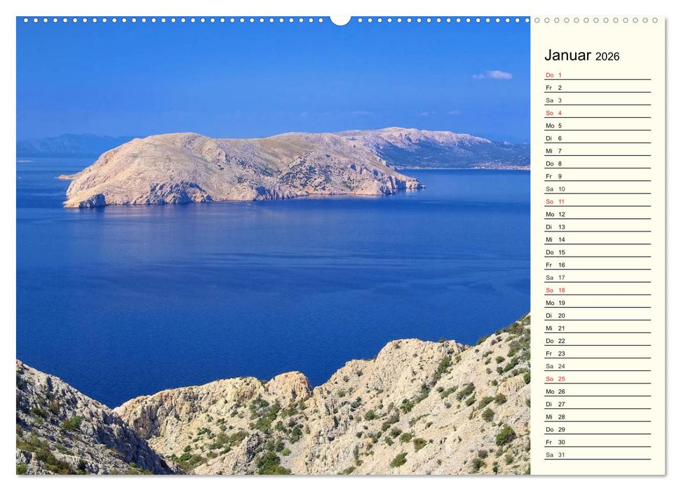 Kroatien (CALVENDO Wandkalender 2026)