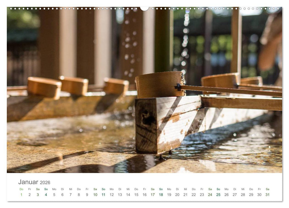 Japan - Orte der Stille (CALVENDO Premium Wandkalender 2026)