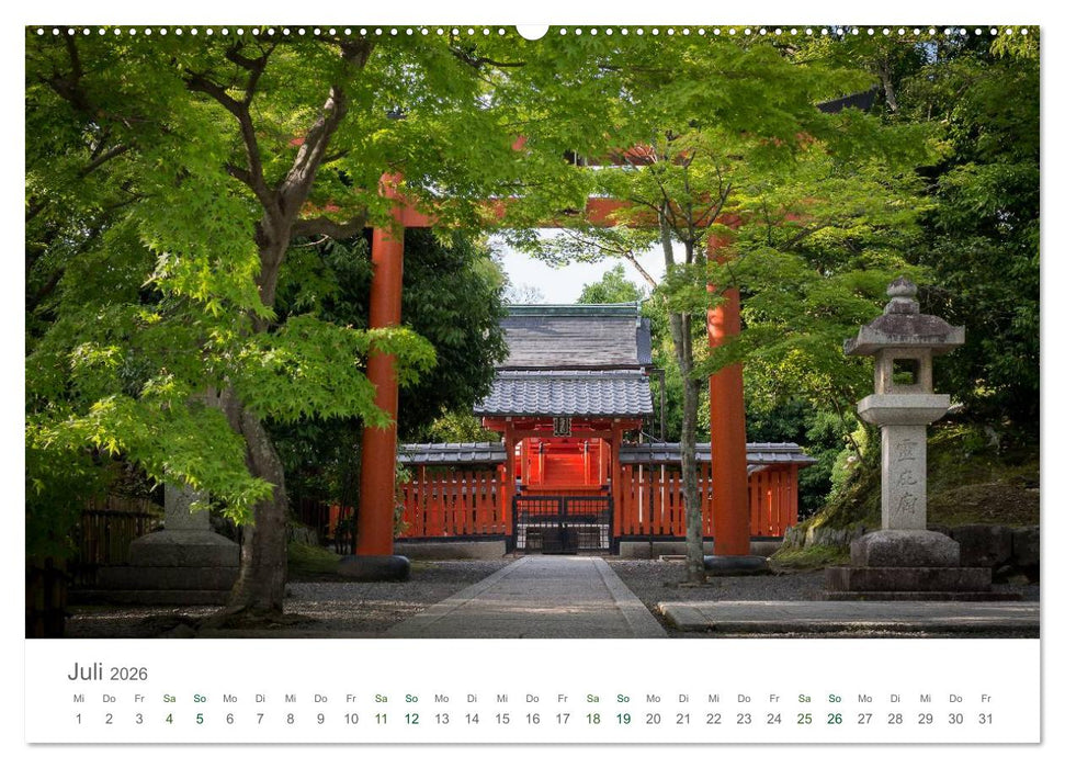 Japan - Orte der Stille (CALVENDO Premium Wandkalender 2026)
