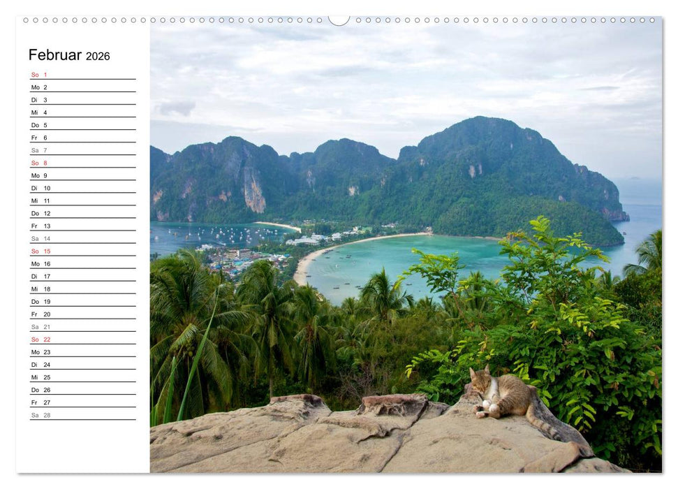 Thailand - Ein bezauberndes Königreich (CALVENDO Premium Wandkalender 2026)