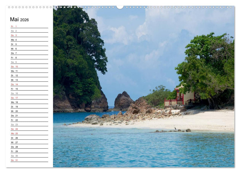 Thailand - Ein bezauberndes Königreich (CALVENDO Premium Wandkalender 2026)