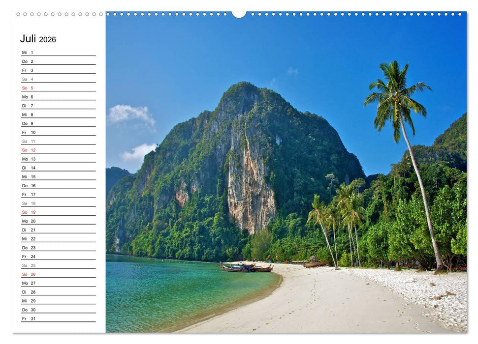 Thailand - Ein bezauberndes Königreich (CALVENDO Premium Wandkalender 2026)