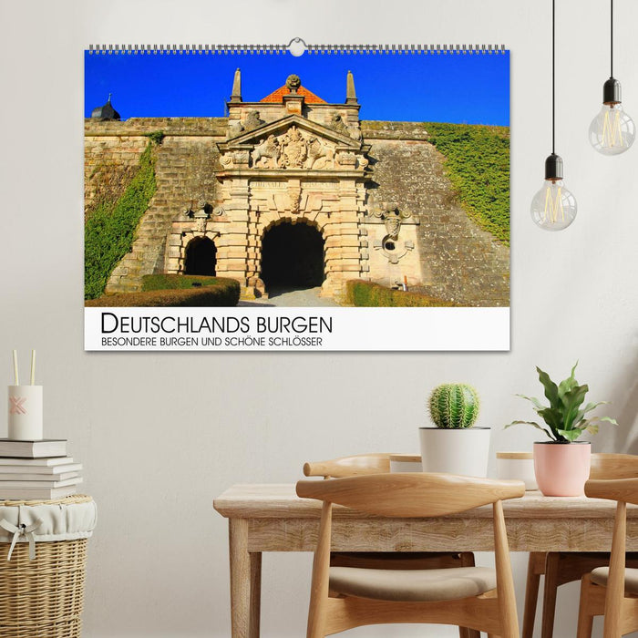 Deutschlands Burgen - besondere Burgen und schöne Schlösser (CALVENDO Wandkalender 2026)