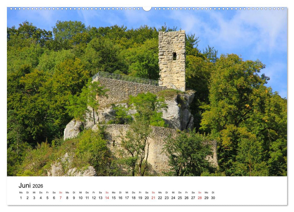 Deutschlands Burgen - besondere Burgen und schöne Schlösser (CALVENDO Wandkalender 2026)