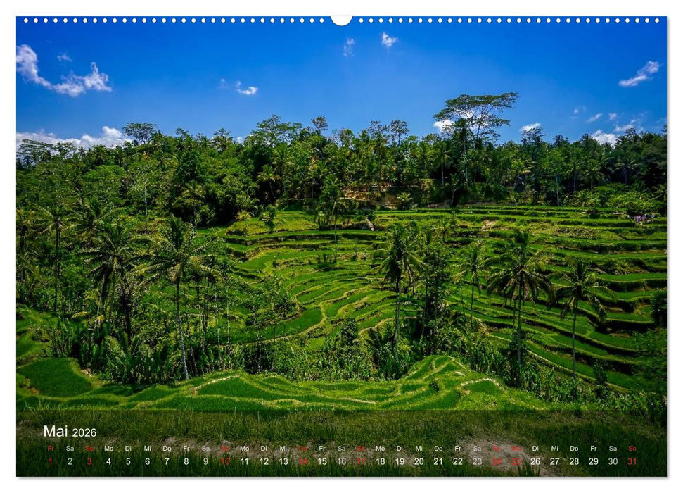 Bali - Insel der Tempel, Götter und Dämonen (CALVENDO Premium Wandkalender 2026)