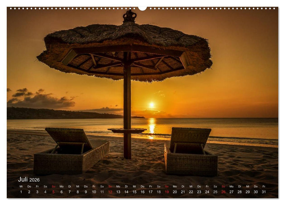Bali - Insel der Tempel, Götter und Dämonen (CALVENDO Premium Wandkalender 2026)