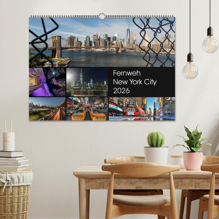 Fernweh New York City (CALVENDO Wandkalender 2026)