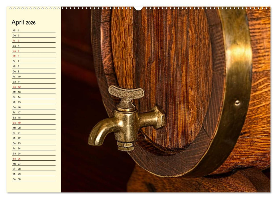 Bier. Die Kunst des Bierbrauens. Impressionen (CALVENDO Wandkalender 2026)