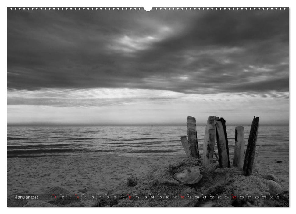 54°54'57"N 8°19'51"E SYLT (CALVENDO Premium Wandkalender 2026)