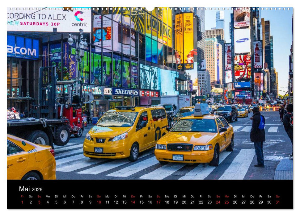 Herbst in New York (CALVENDO Wandkalender 2026)