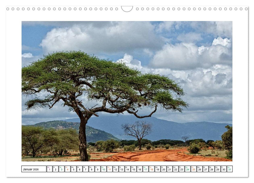 Karibu - Landschaften in Kenia (CALVENDO Wandkalender 2026)