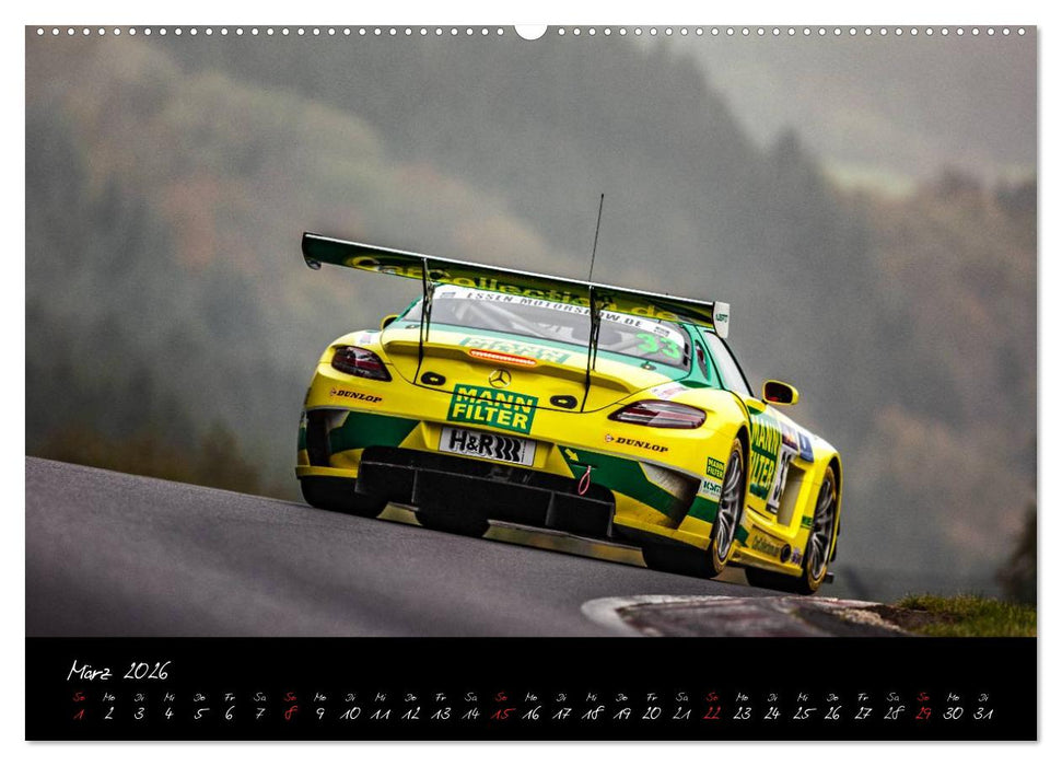 EMOTIONS ON THE GRID - VLN Langstreckenmeisterschaft Nürburgring (CALVENDO Premium Wandkalender 2026)