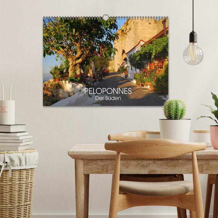 Peloponnes - Der Süden (CALVENDO Wandkalender 2026)