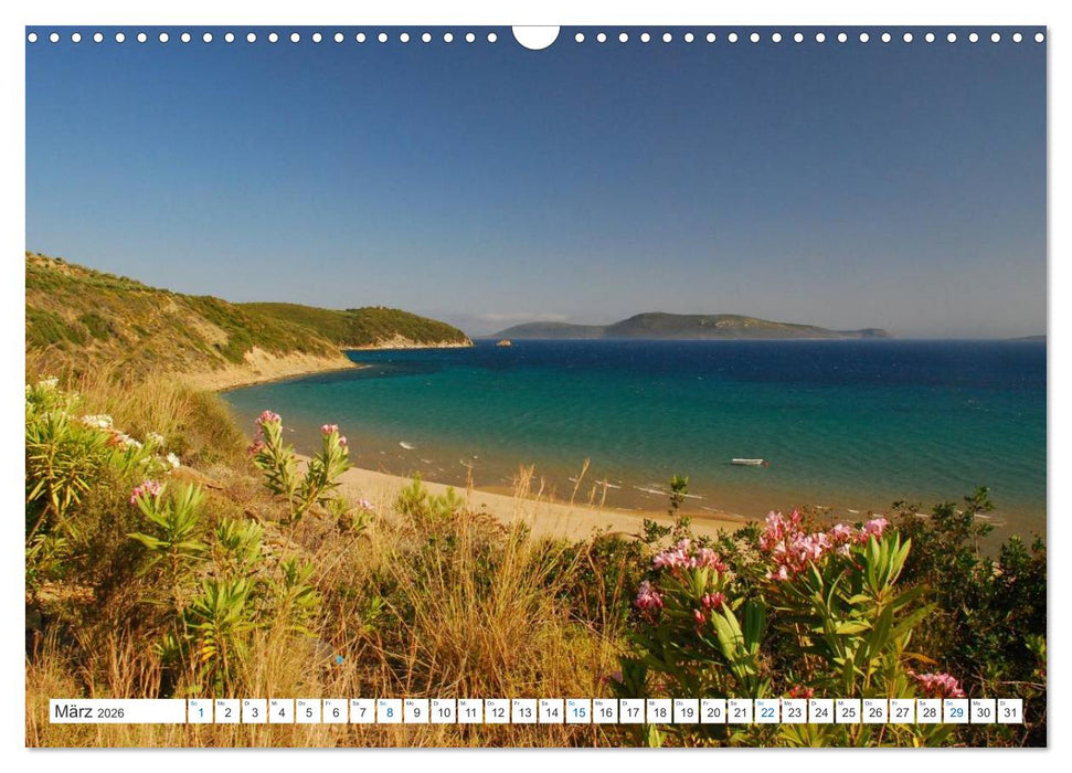 Peloponnes - Der Süden (CALVENDO Wandkalender 2026)