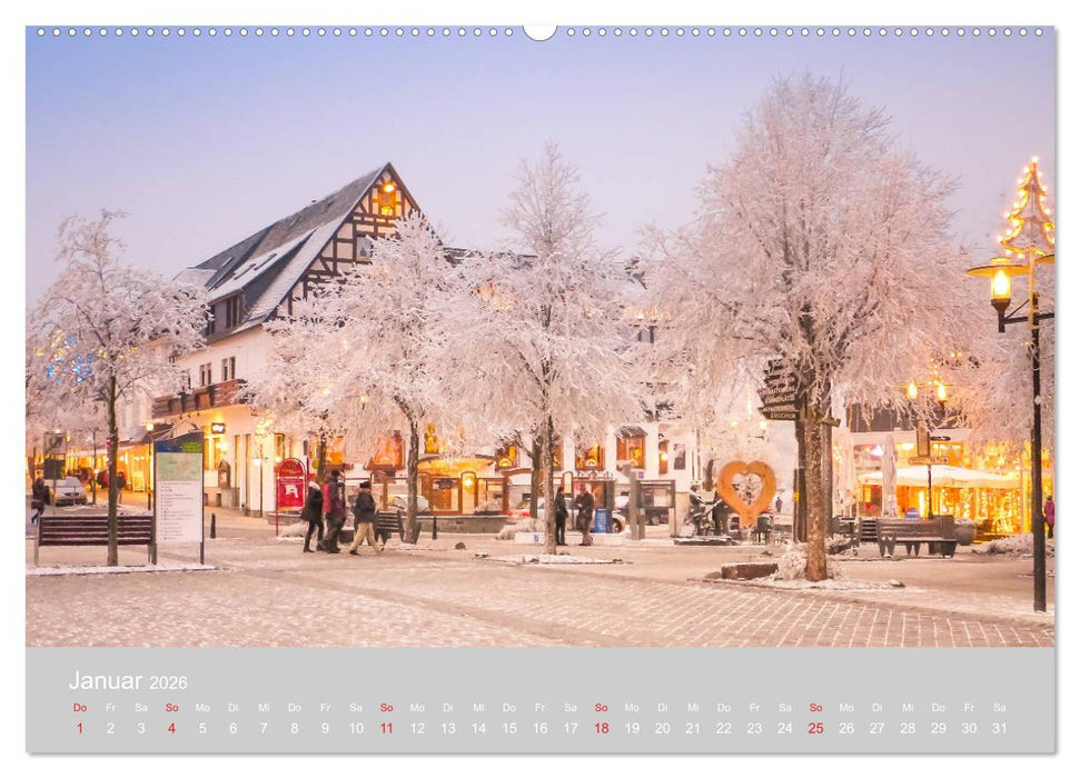 Winterberg - Stadtansichten (CALVENDO Premium Wandkalender 2026)