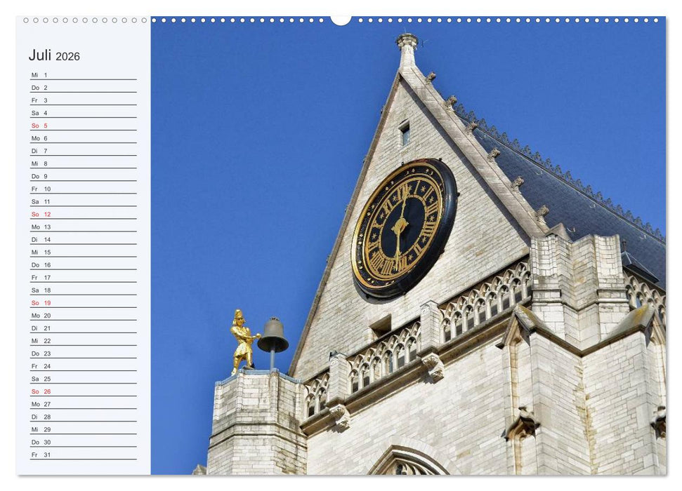 Belgien entdecken - Brügge und Leuven (CALVENDO Premium Wandkalender 2026)