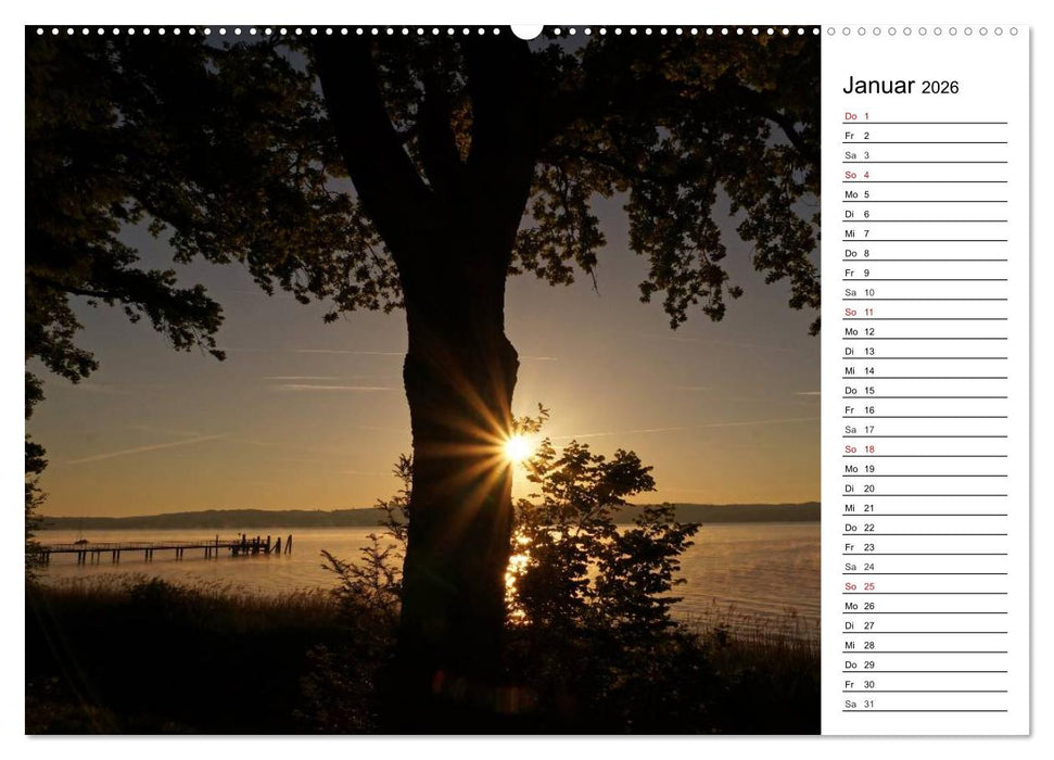 Seestärke - Der Ammersee (CALVENDO Premium Wandkalender 2026)