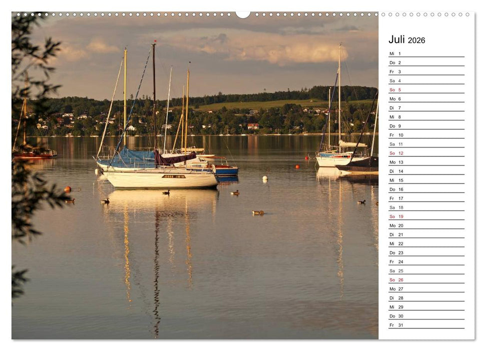 Seestärke - Der Ammersee (CALVENDO Premium Wandkalender 2026)