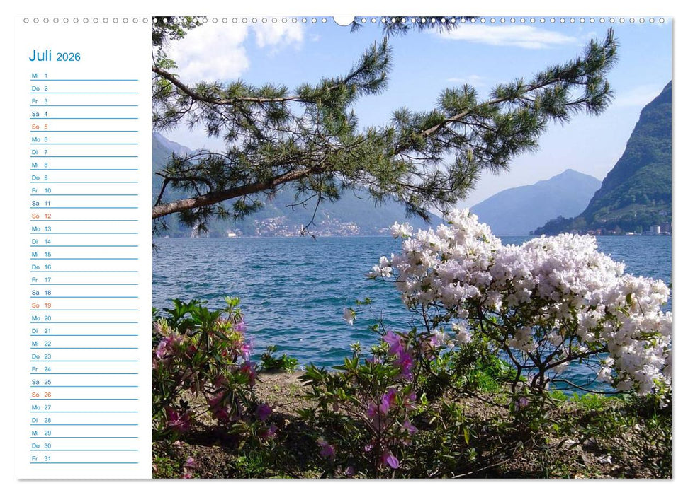 Wunderschönes Tessin (CALVENDO Premium Wandkalender 2026)