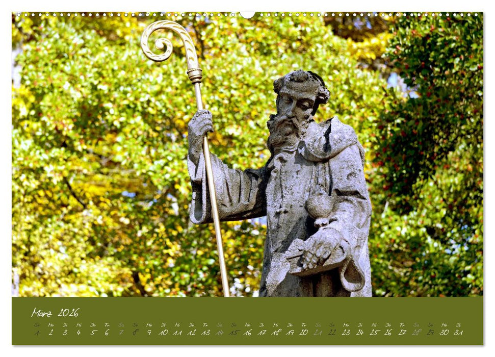 Spaziergang um das Kloster St. Ottilien (CALVENDO Premium Wandkalender 2026)