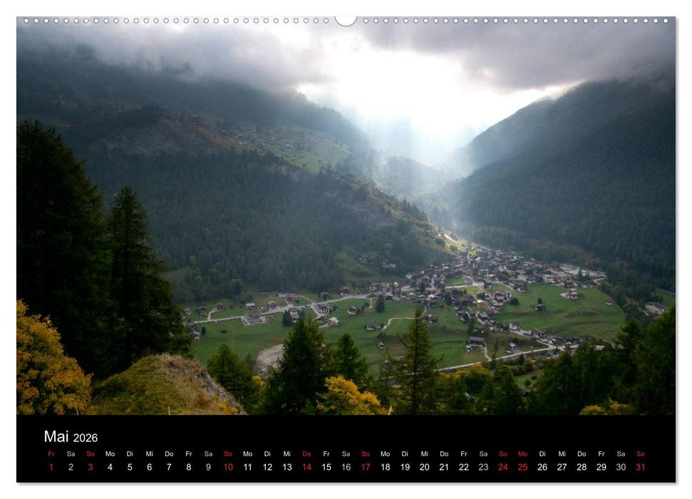 Lichtstimmungen Schweiz 2026 (CALVENDO Premium Wandkalender 2026)