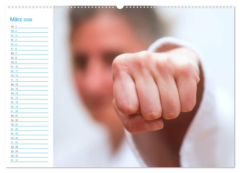 Kampfsport (CALVENDO Premium Wandkalender 2026)