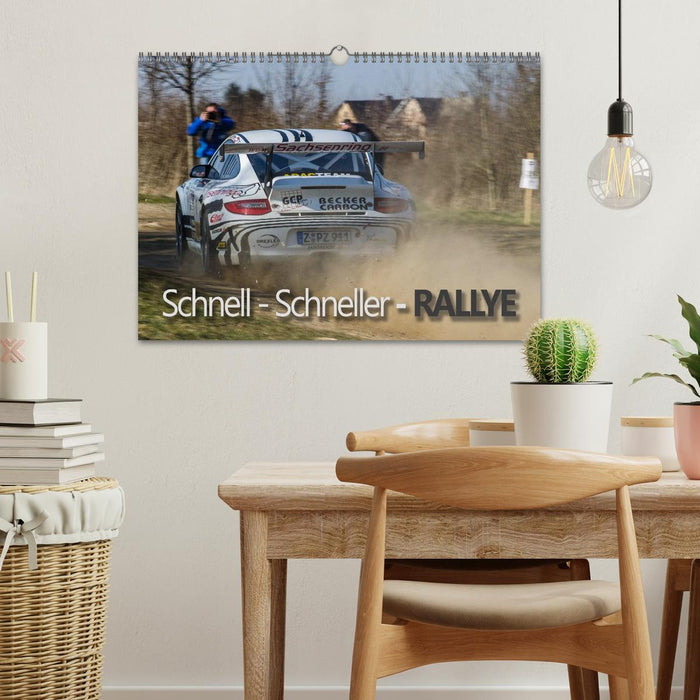 Schnell - Schneller - Rallye (CALVENDO Wandkalender 2026)