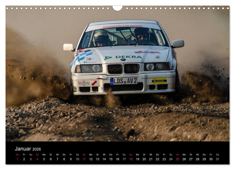 Schnell - Schneller - Rallye (CALVENDO Wandkalender 2026)