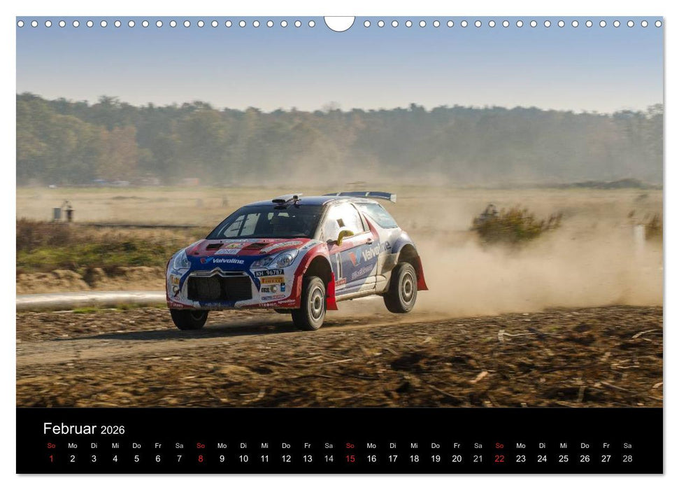 Schnell - Schneller - Rallye (CALVENDO Wandkalender 2026)