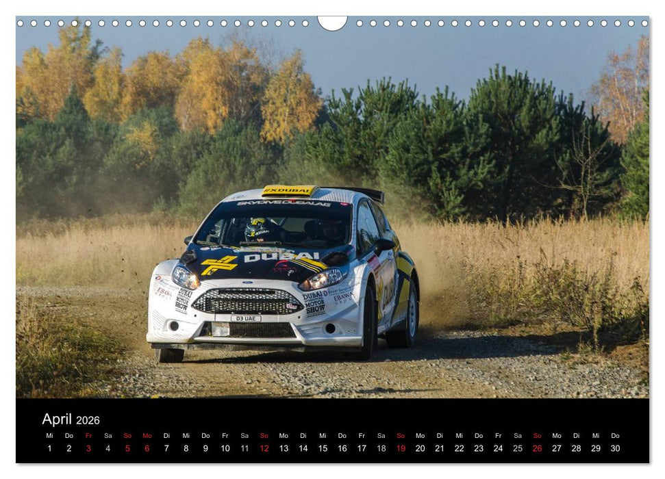 Schnell - Schneller - Rallye (CALVENDO Wandkalender 2026)