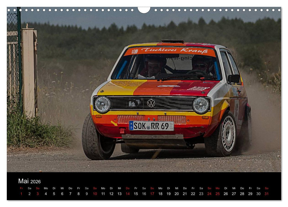 Schnell - Schneller - Rallye (CALVENDO Wandkalender 2026)