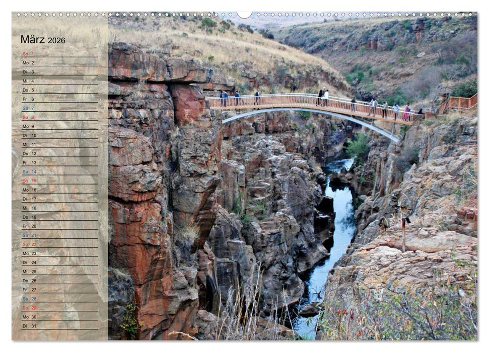 Süd Afrika - vom Krüger Nationalpark bis nach Kapstadt (CALVENDO Premium Wandkalender 2026)