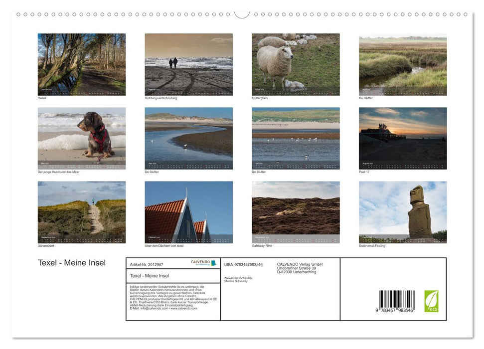 Texel - Meine Insel (CALVENDO Premium Wandkalender 2026)