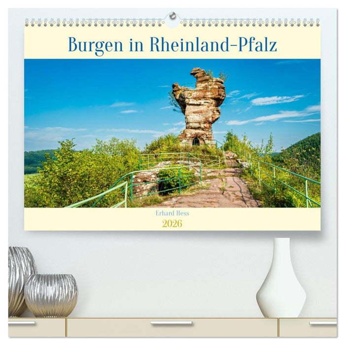 Burgen in Rheinland-Pfalz (CALVENDO Premium Wandkalender 2026)