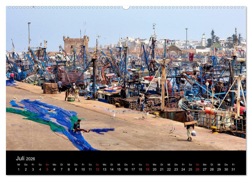 Essaouira. Marokko (CALVENDO Premium Wandkalender 2026)