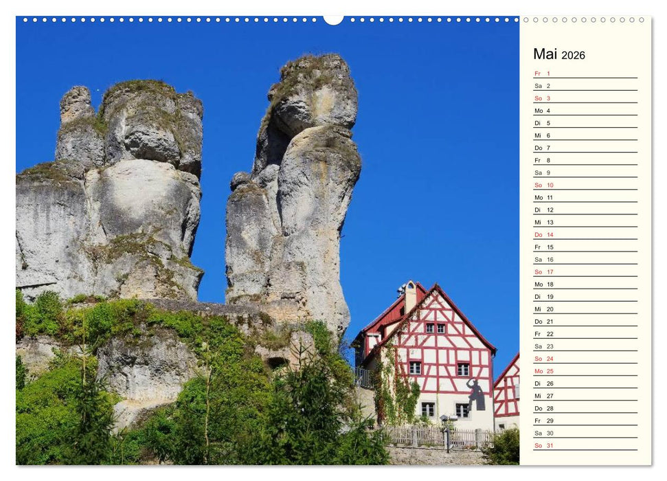 Bamberg und Fränkische Schweiz (CALVENDO Premium Wandkalender 2026)