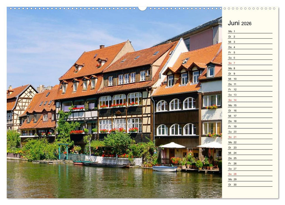 Bamberg und Fränkische Schweiz (CALVENDO Premium Wandkalender 2026)
