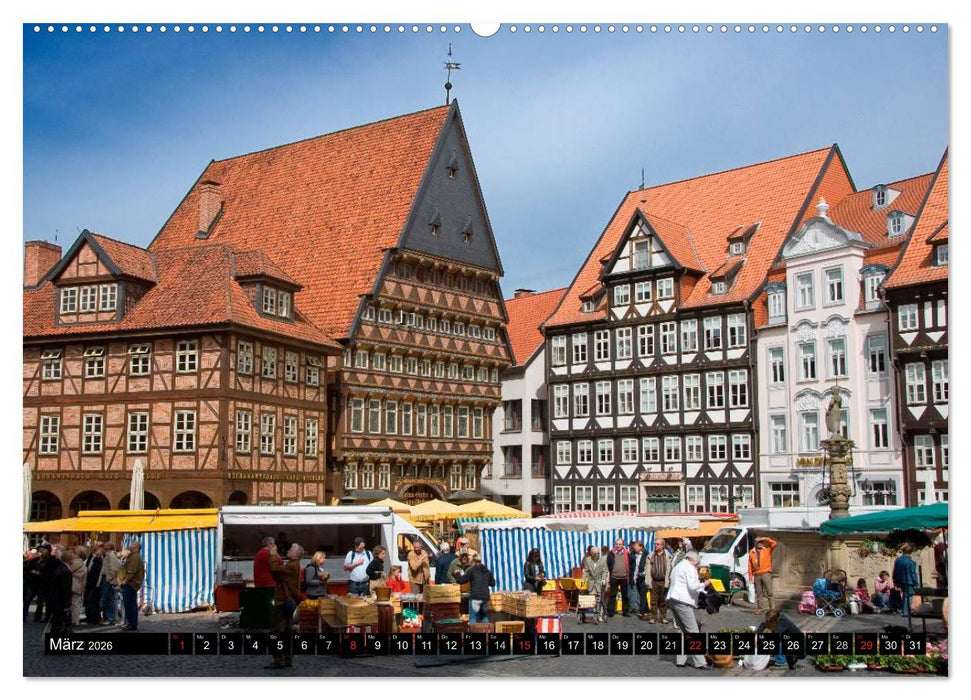 Hildesheimer Ansichten (CALVENDO Premium Wandkalender 2026)