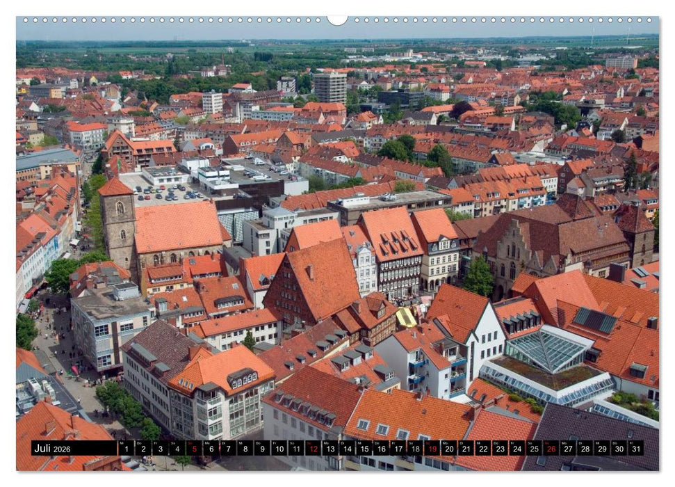 Hildesheimer Ansichten (CALVENDO Premium Wandkalender 2026)