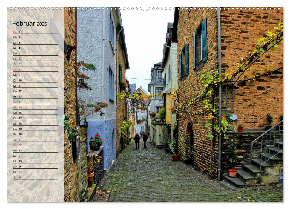 Eine Perle an der Mosel - Beilstein (CALVENDO Wandkalender 2026)