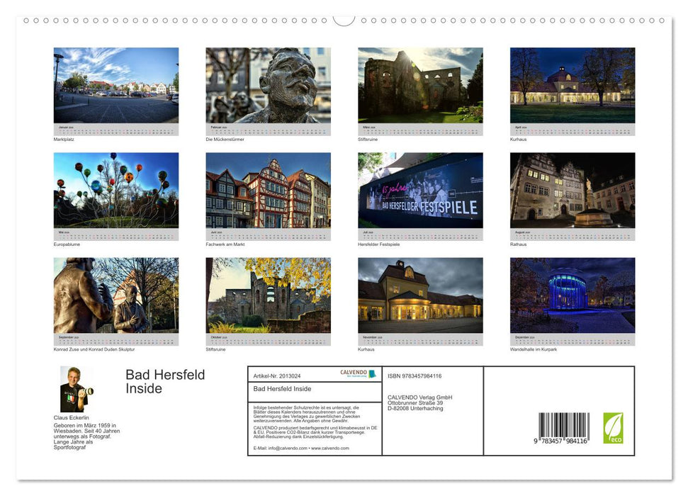 Bad Hersfeld Inside (CALVENDO Premium Wandkalender 2026)